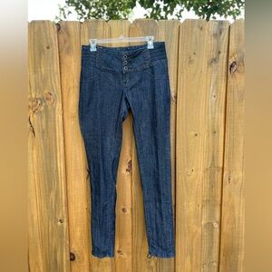 LA BONITA Women’s Dark Wash High Rise Jeans